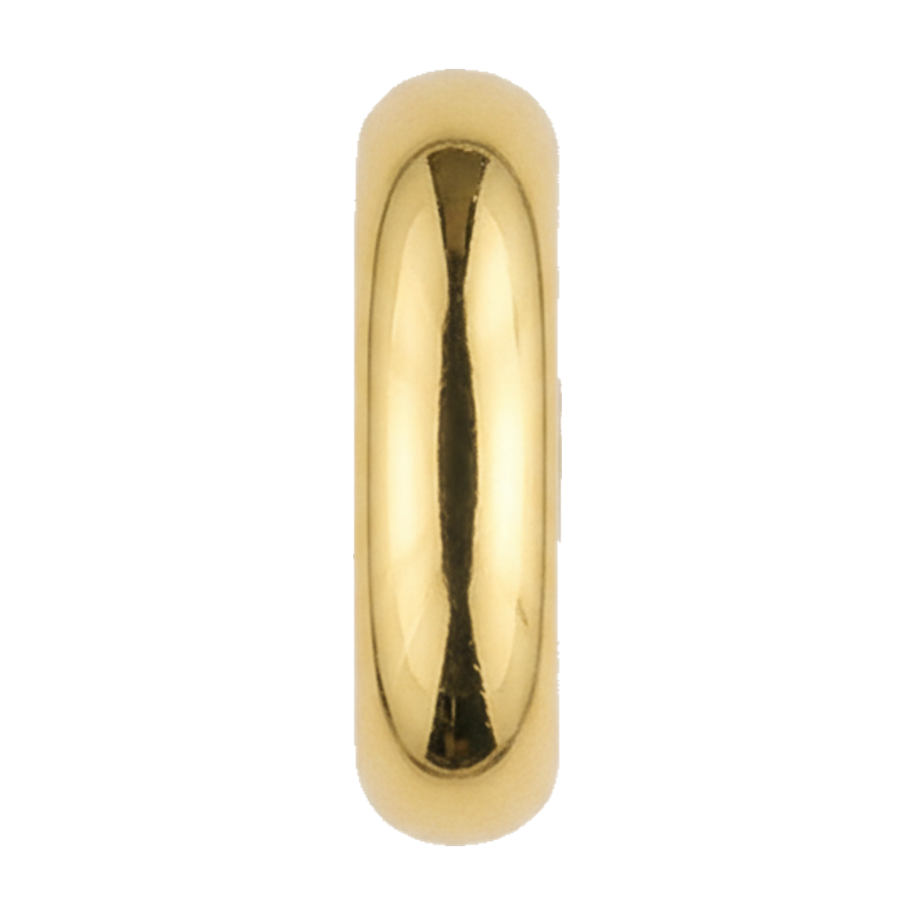 18K Gold-Plated Spacer Disc 10mm (10 pcs)